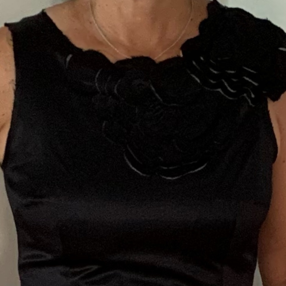 Black evening dress
